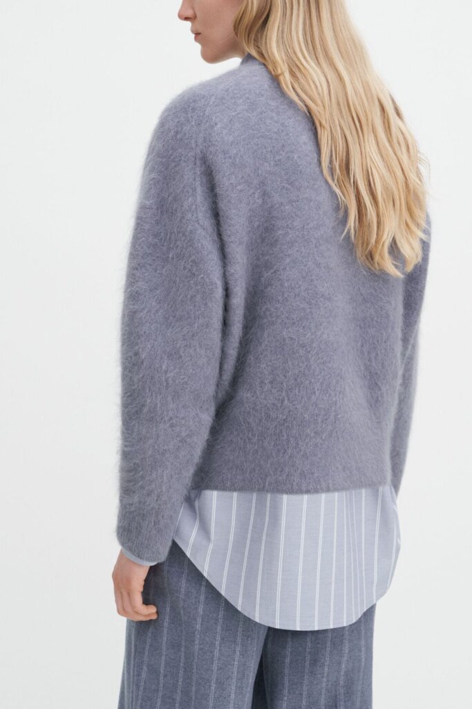 PULLOVER 30889 FLUFFY SWEATER THUND