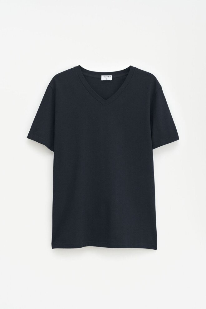SHIRT 28908 V-NECK TEE 1433 BLACK