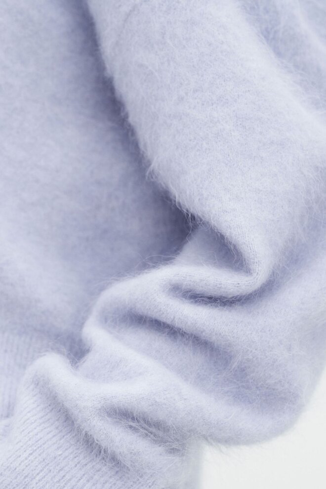 PULLOVER 30889 FLUFFY SWEATER ICE BLUE