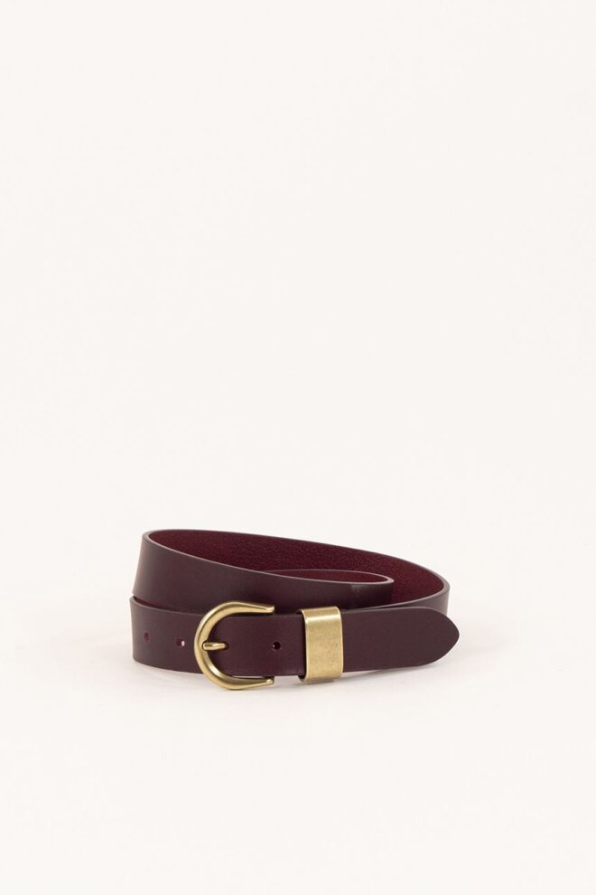 GÜRTEL MILOA BURGUNDY