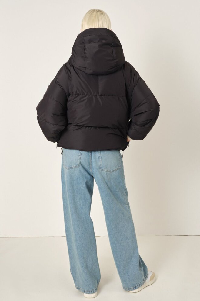 JACKE ZONZA PUFFER JACKET BLACK OLIVE