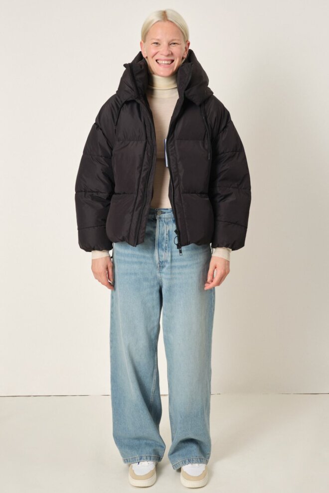 JACKE ZONZA PUFFER JACKET BLACK OLIVE