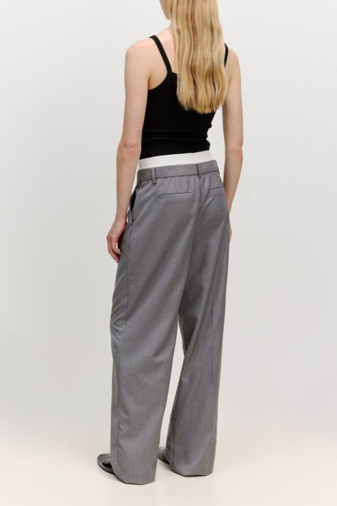 HOSE ASTRID TROUSERS DARK GREY