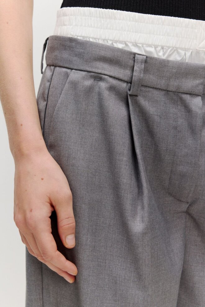 HOSE ASTRID TROUSERS DARK GREY