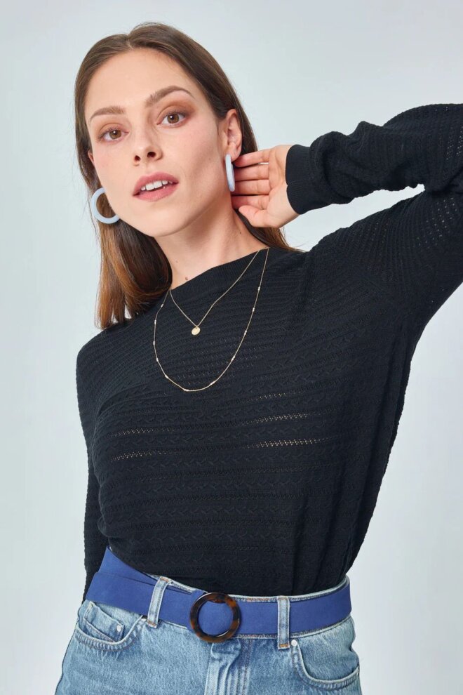 PULLOVER DANAE 24 CHARBON