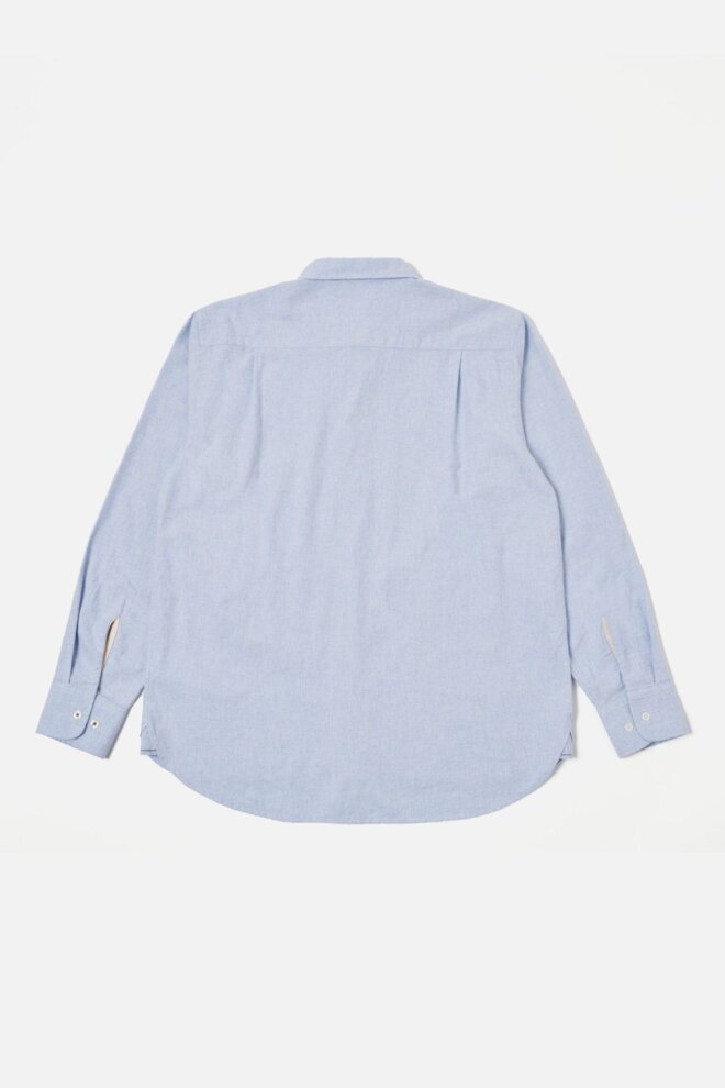 HEMD 31651 BRUSHED FLANNEL BLUE