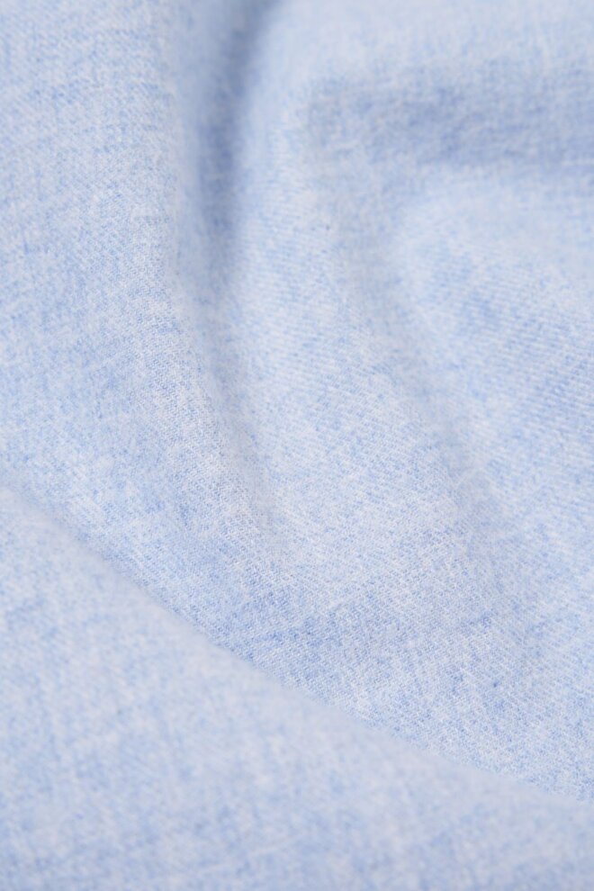 HEMD 31651 BRUSHED FLANNEL BLUE