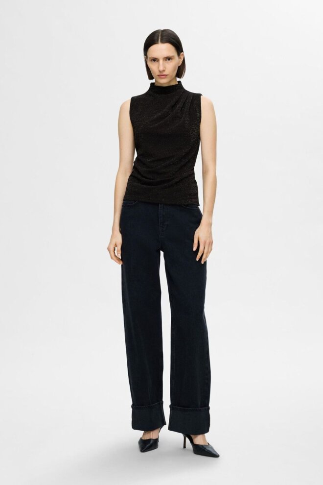 SHIRT 16094972 SLFMARWA BLACK