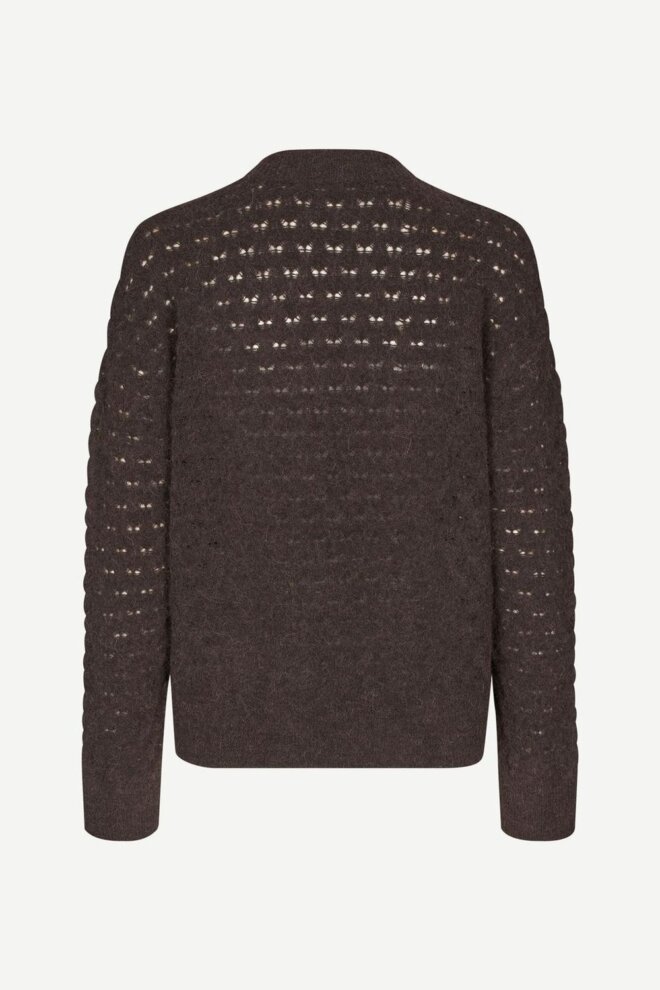 PULLOVER SAANOUR POINTELLE 7355 CHOLOLATE TO