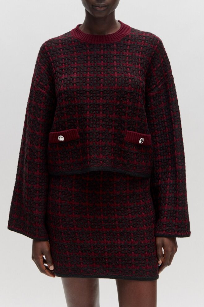 PULLOVER JOELINE BURGUNDY