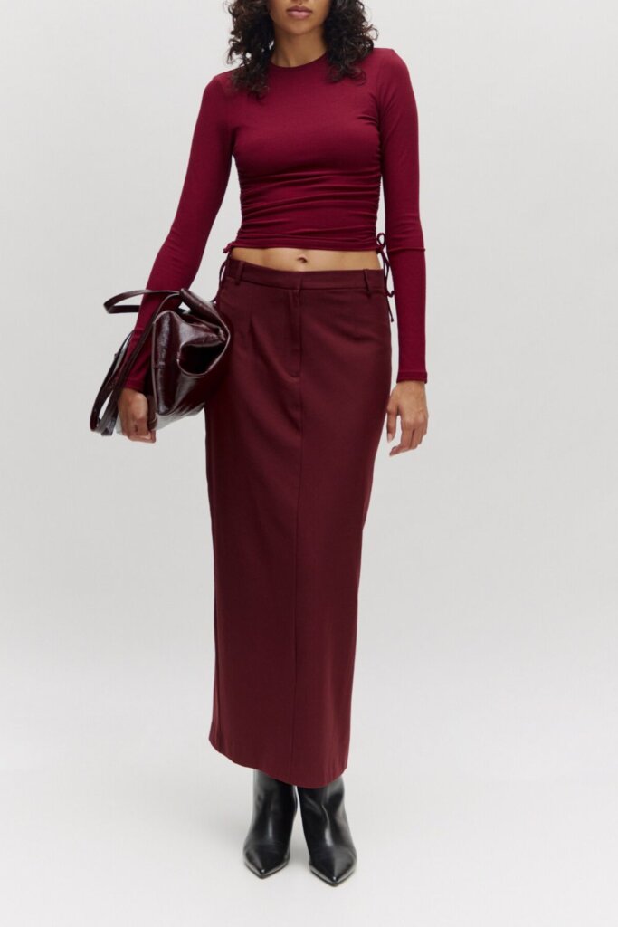 SHIRT ZILLY LONGSLEEVE ZINFANDEL