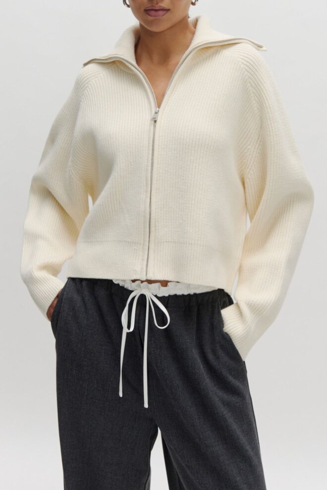 WESTE LUCILA CARDIGAN ANTIQUE WHITE