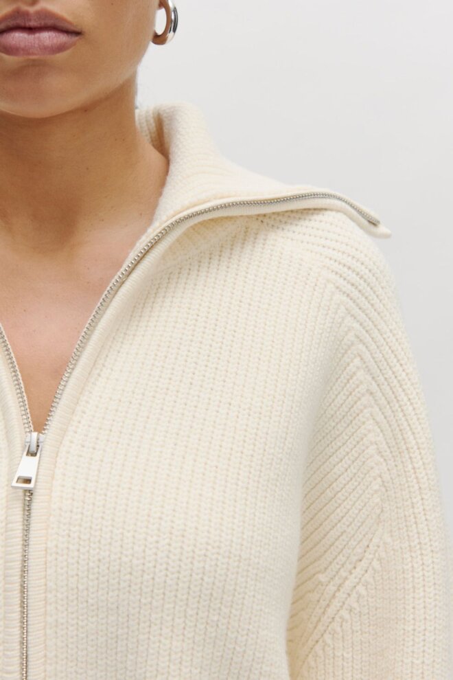 WESTE LUCILA CARDIGAN ANTIQUE WHITE