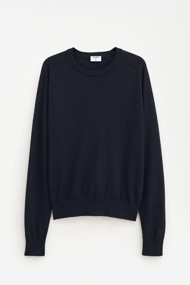 PULLOVER 30822 INSIDE-OUT BLACK