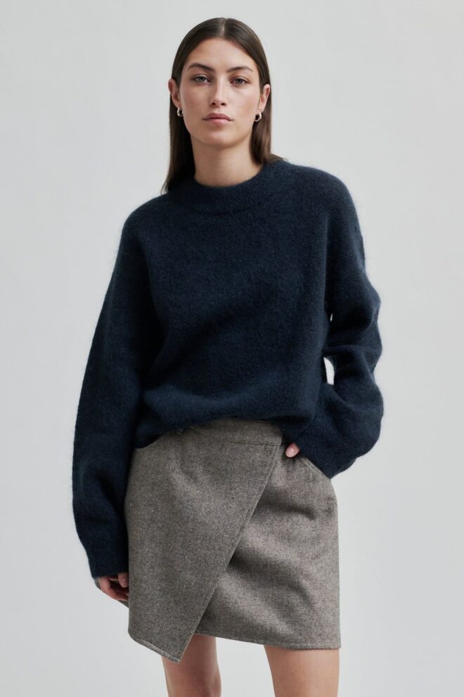 ROCK LEVI SKIRT VOLCANIC ASH