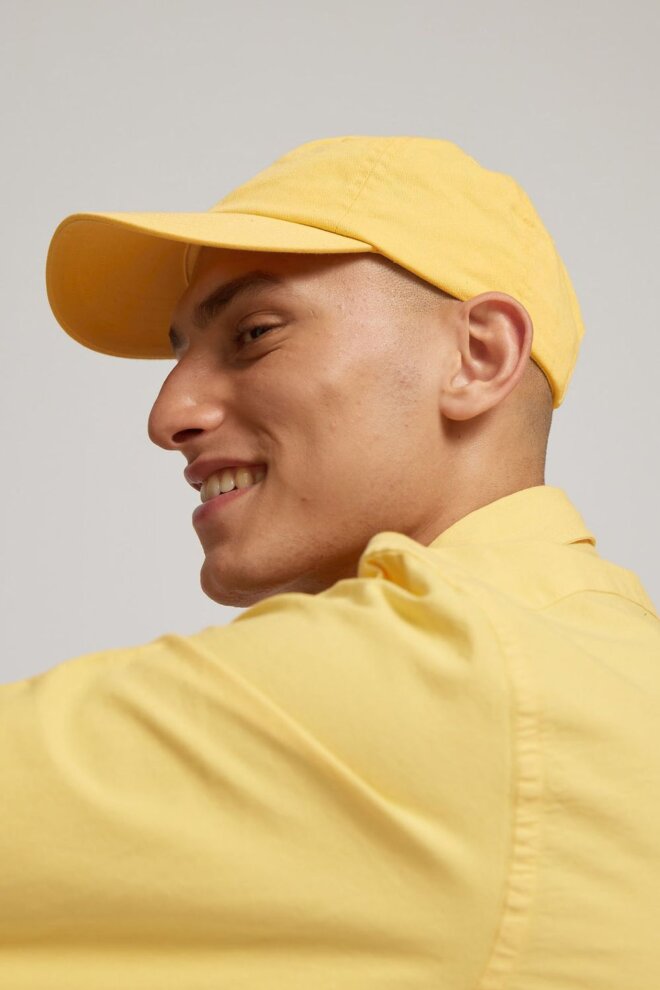 CAP ORGANIC COTTON CAP LEMON YELLOW
