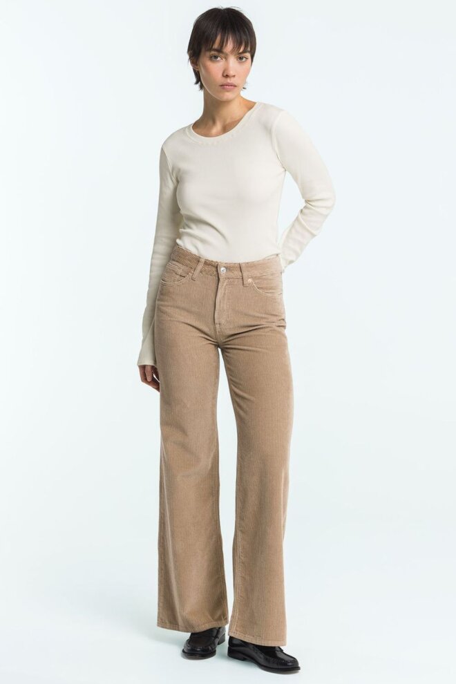 HOSE K240700005 JANE CORD SILVER MINK