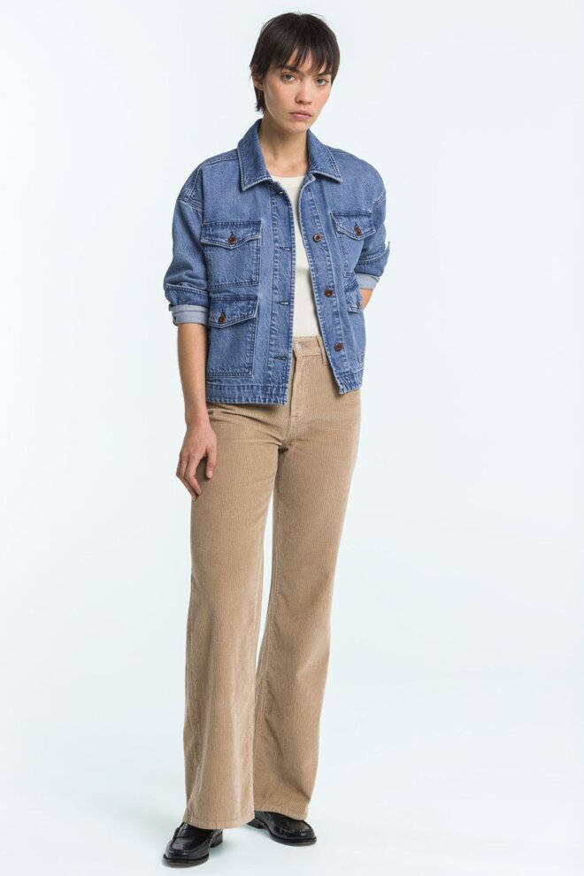 HOSE K240700005 JANE CORD SILVER MINK