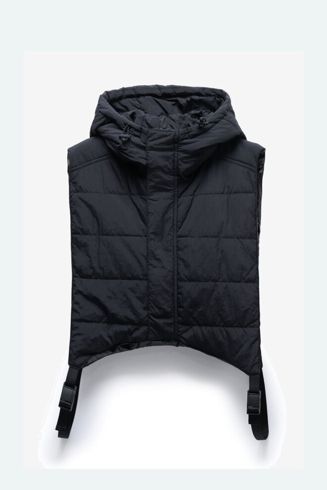 GILET HIXON HOOD BLACK