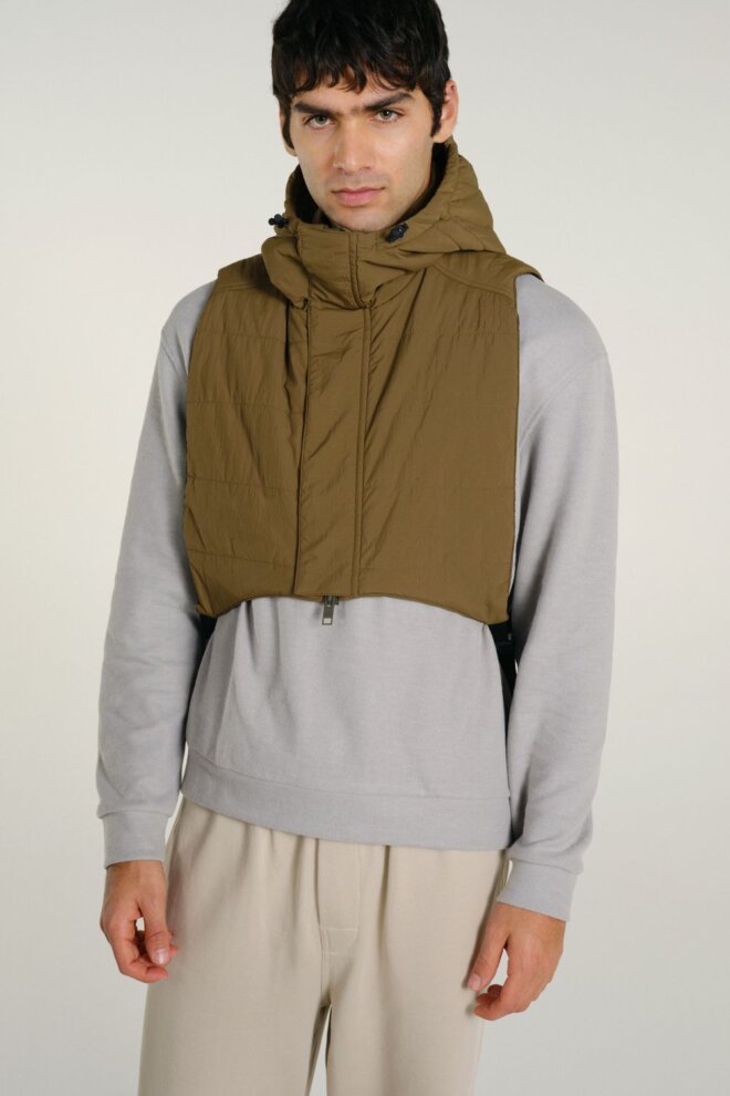 GILET HIXON HOOD BLACK