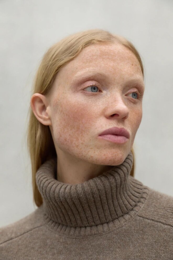 PULLOVER CAQUIALF BROWN MELANGE