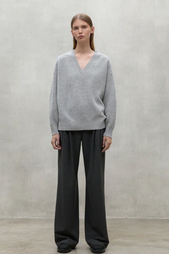 PULLOVER AZALEAALF LIGHT GREY MELANGE