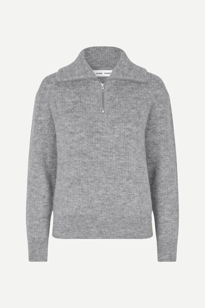 PULLOVER SAANOUR HZ SWEATER 7355 GREY MEL
