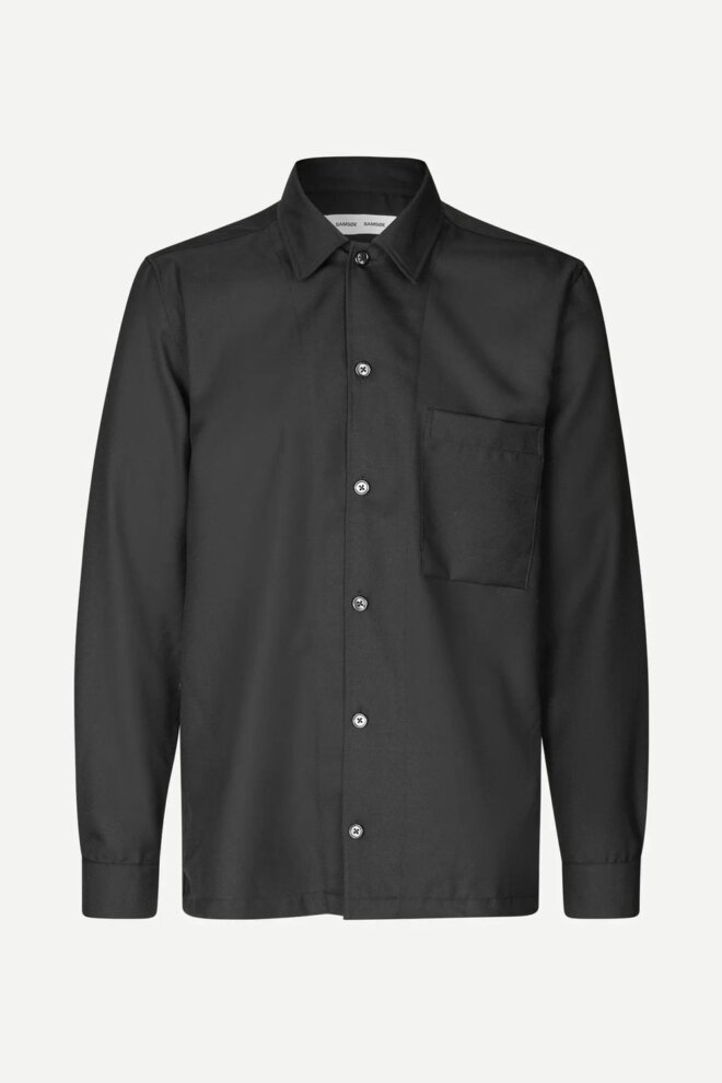 HEMD SADAMON GO OVERSHIRT 15350 BLACK