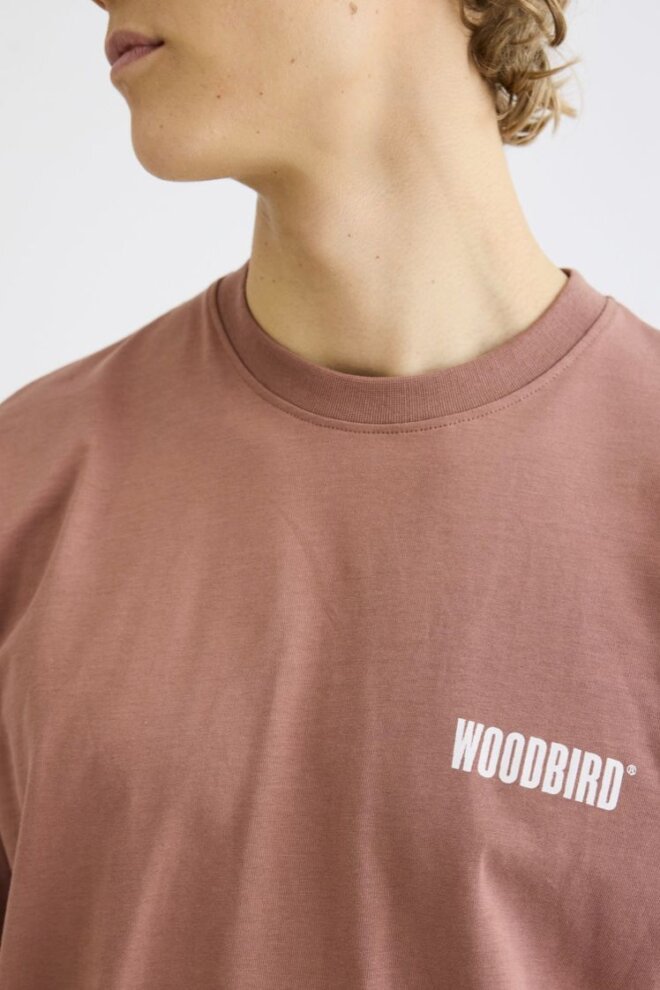 SHIRT WBBAINE CHOP TEE BURN RED