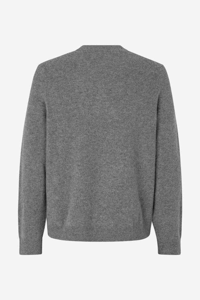 PULLOVER ISAK KNIT SWEATER 15010 DARK GREY