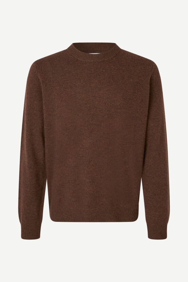 PULLOVER ISAK KNIT SWEATER 15010 CHOCOLATE