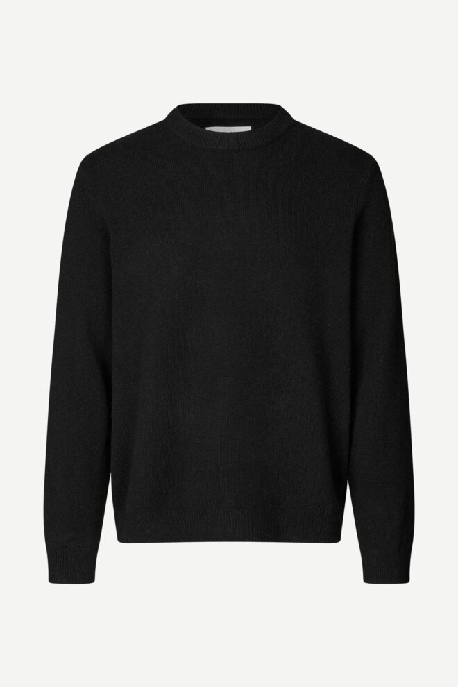 PULLOVER ISAK KNIT SWEATER 15010 BLACK