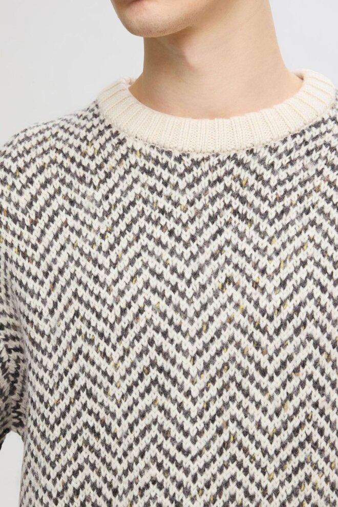 PULLOVER 16094589 SLHHARRY TOFU/SEPIA