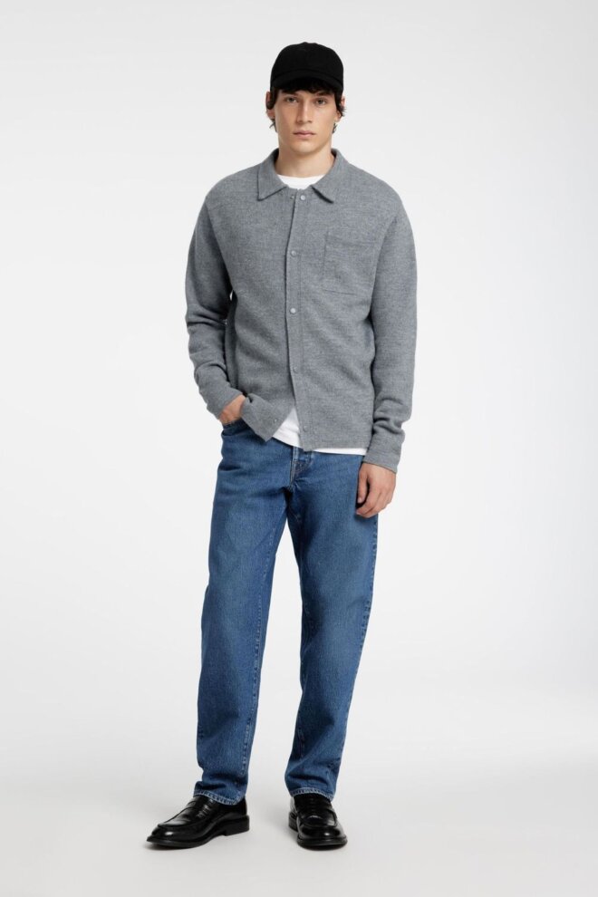 JACKE 16094584 SLHREASON LS MEDIUM GREY