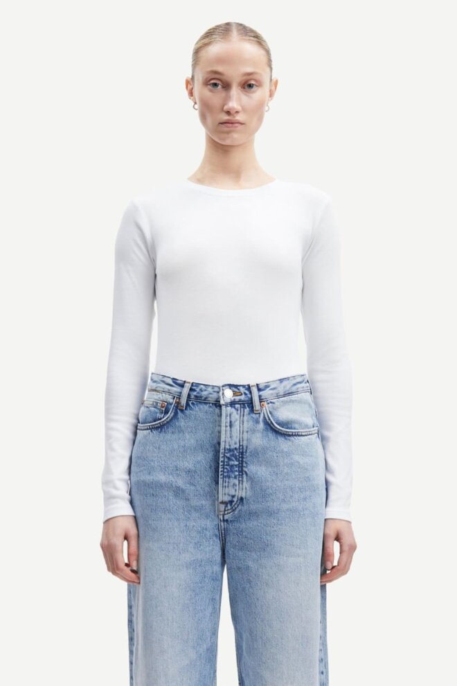 SHIRT ALEXA LS 7542 WHITE