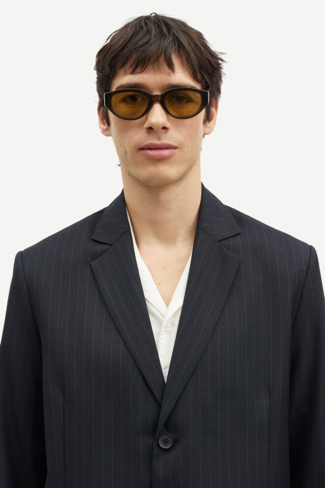 SAKKO SACHO BLAZER 15348 BLACK PINSTRIPE