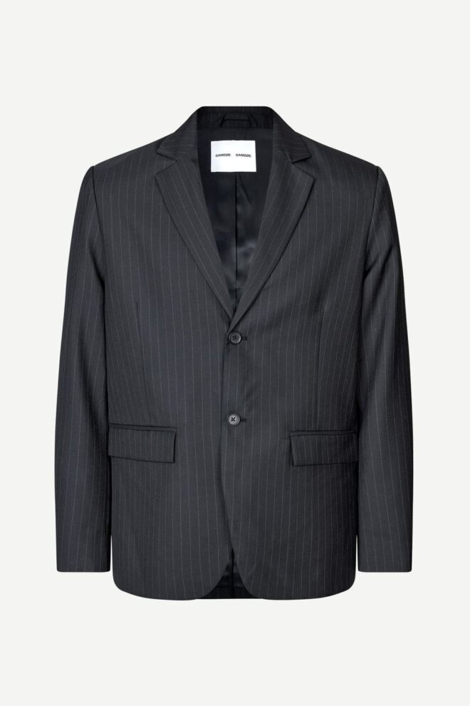 SAKKO SACHO BLAZER 15348 BLACK PINSTRIPE