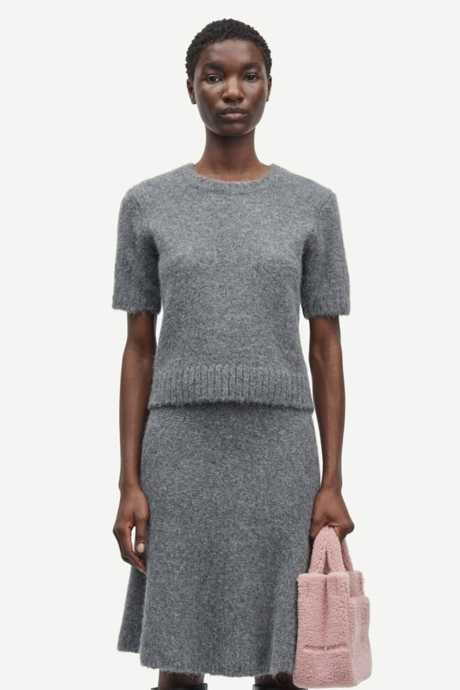 PULLOVER SAJEANNE TOP 15425 IRON GATE