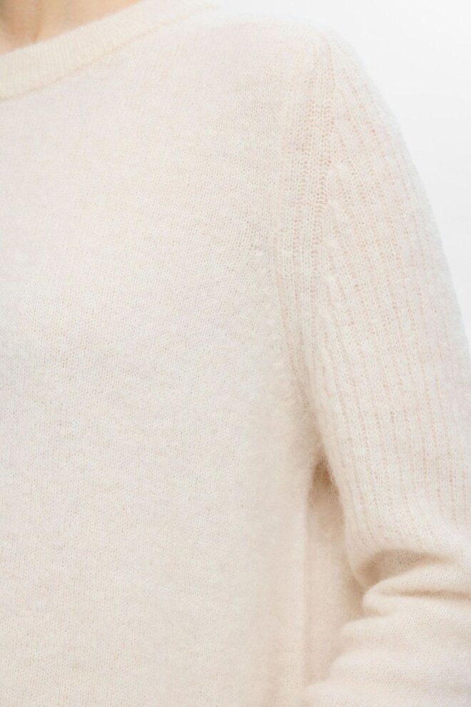 PULLOVER 16094157 SLFSIA RAS LS BIRCH