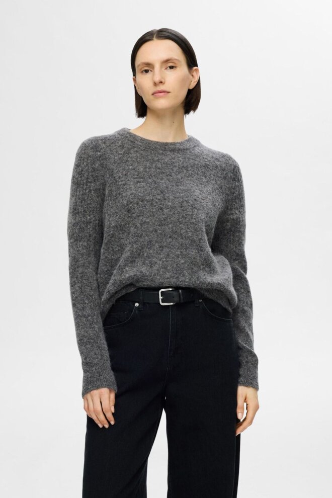 PULLOVER 16094157 SLFSIA RAS LS MEDIUM