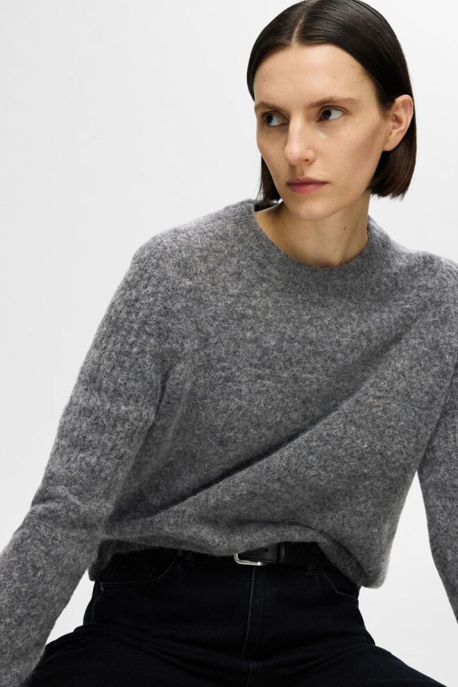 PULLOVER 16094157 SLFSIA RAS LS MEDIUM