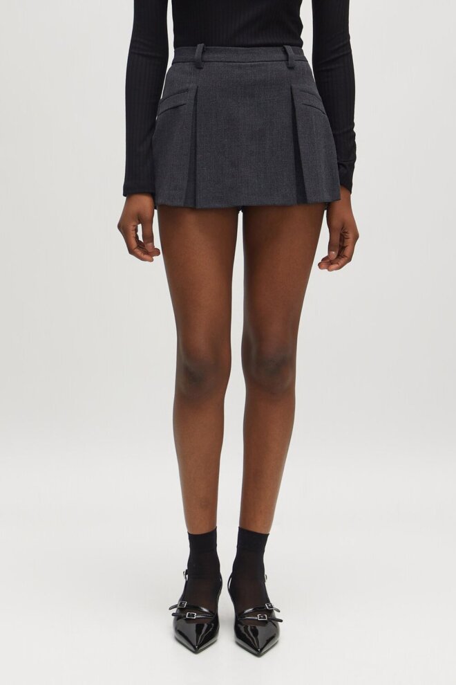 ROCK SUZAN SKIRT DARK GREY