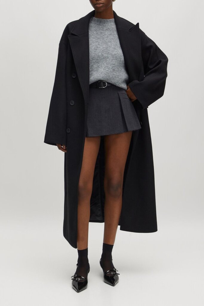 ROCK SUZAN SKIRT DARK GREY