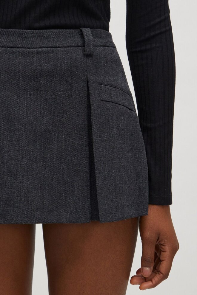 ROCK SUZAN SKIRT DARK GREY