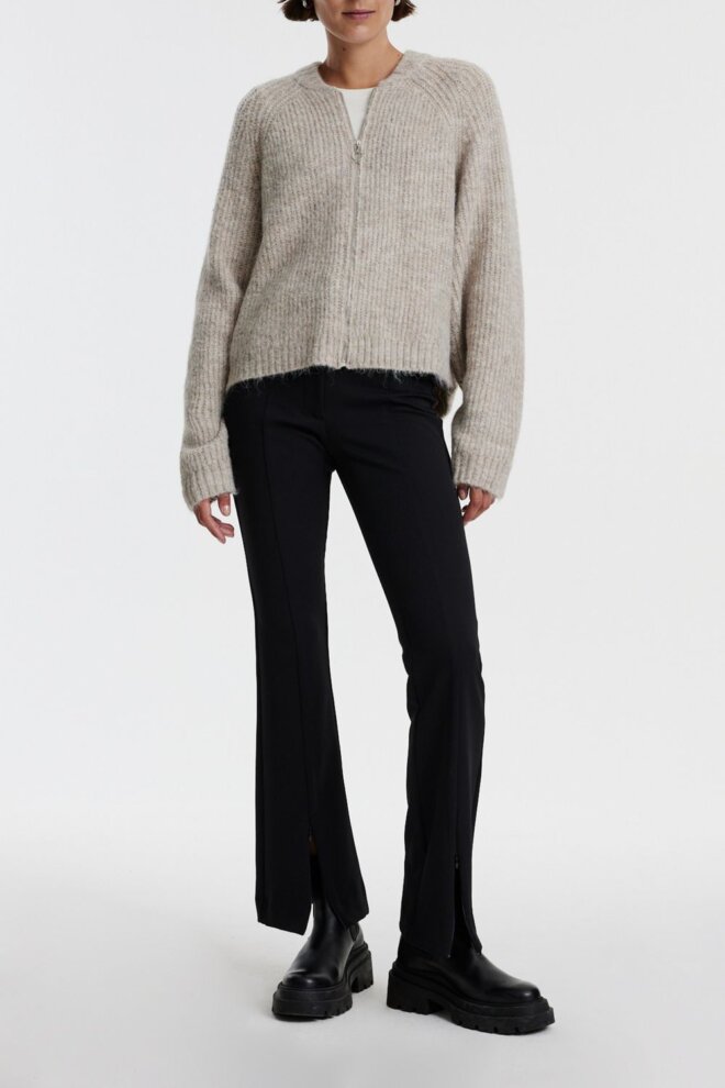 STRICKJACKE RANI CARDIGAN TAUPE