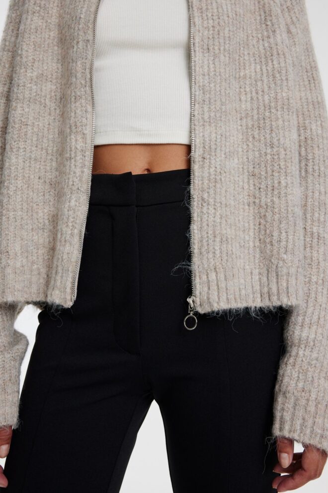 STRICKJACKE RANI CARDIGAN TAUPE