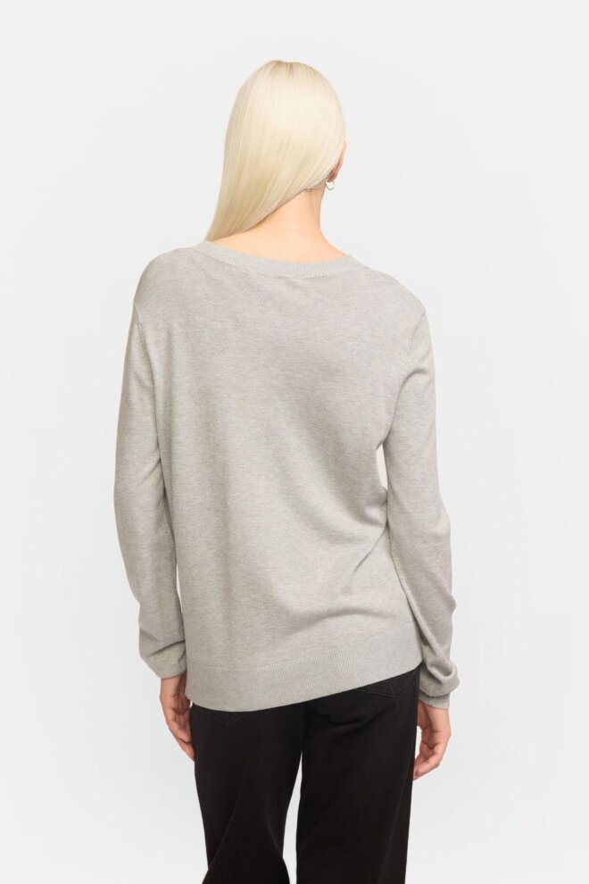 WESTE SRMARLA CARDIGAN LIGHT GREY