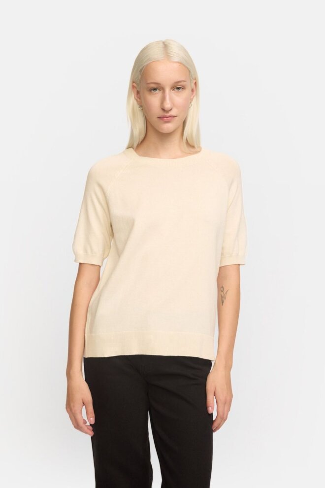 PULLOVER SRMARLA SS O-NECK KNIT ARCTIC