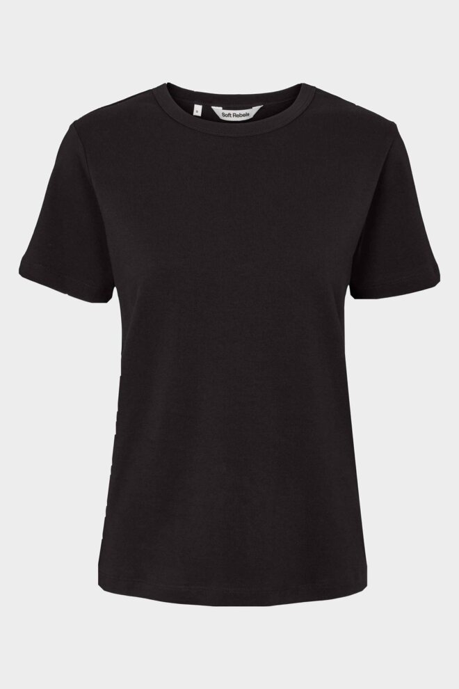 SHIRT SRHELLA T-SHIRT GOTS BLACK