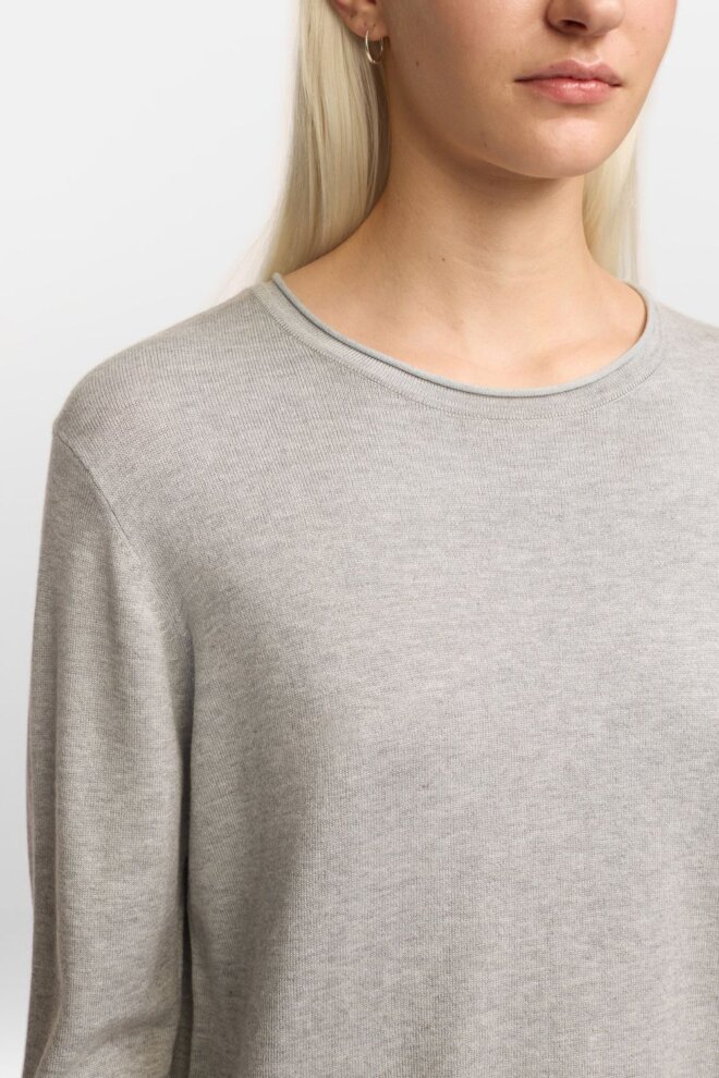 PULLOVER SRMARLA O-NECK ROLL EDGE LIGHT